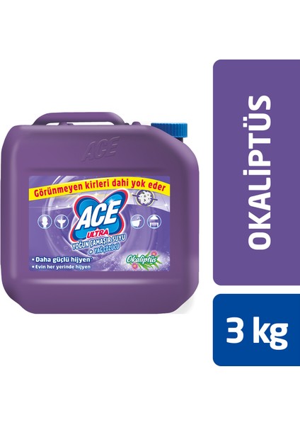 ACE Ultra Yoğun Kıvamlı Çamaşır Suyu Okaliptus 3Kg