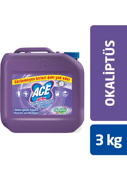 ACE Ultra Yoğun Kıvamlı Çamaşır Suyu Okaliptus 3Kg