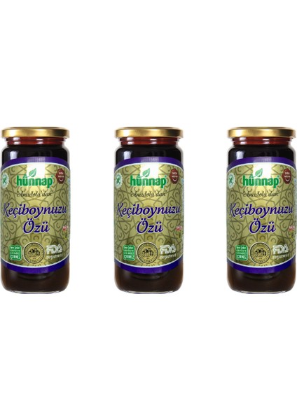 Keçiboynuzu Özü Pekmezi 640 gr 3 Adet