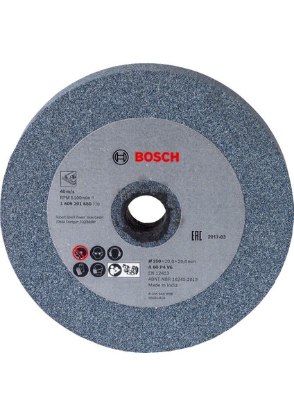 - Gbg 35-15 Taşlama Motorları Için Taş 150*20*20 mm 60 Kum
