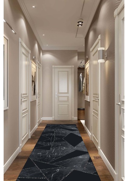 Cappio Minimalist Çizim Halı Makinada Yıkanabilir Kaymaz DotTaban CP575