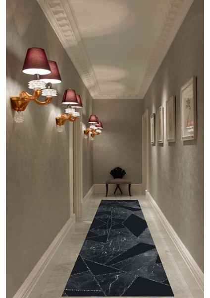 Cappio Minimalist Çizim Halı Makinada Yıkanabilir Kaymaz DotTaban CP575