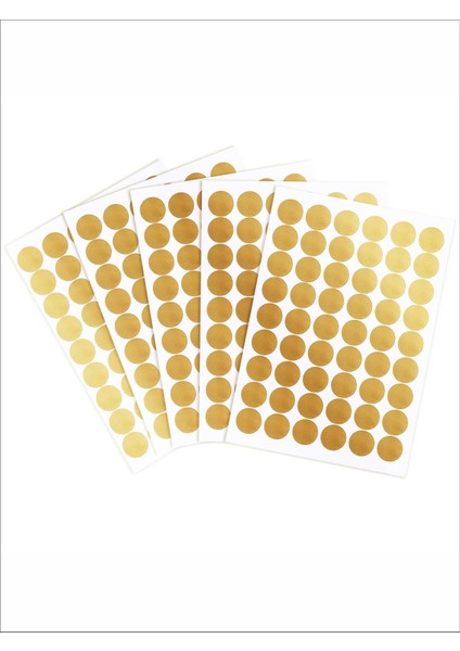 Gold Renkli Puantiye Duvar Sticker -150 Adet - 5 cm fırsatları