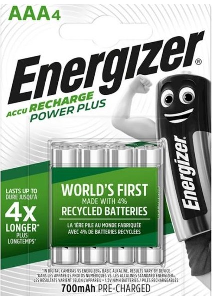 Şarj Edilebilir Pil Aaa4 700 Mah 4'lü fiyatları