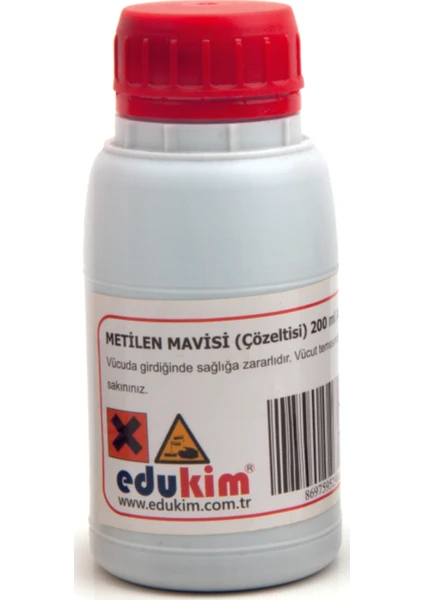 Metilen Mavisi Çözeltisi 200 ml Amb.