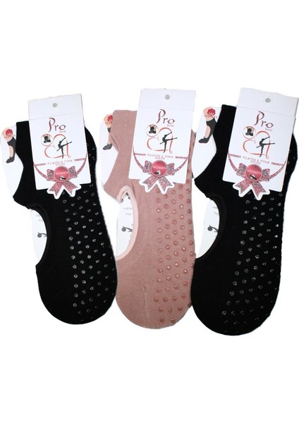 Pilates & Yoga Çorabı 3'lü