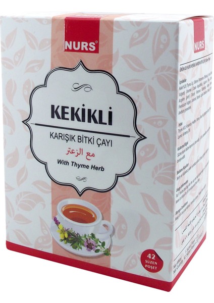 Kekikli Karışık Bitki Çayı 42 Süzen Poşet
