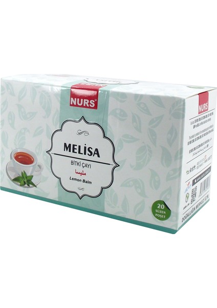 Melisa Bitki Çayı 20 Süzen Poşet