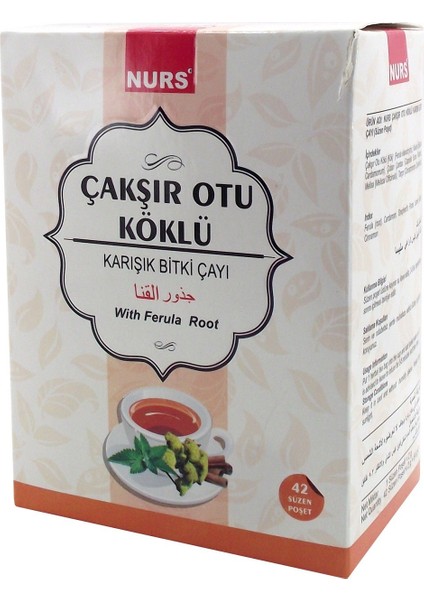 Çakşır Otu Köklü Karışık Bitki Çayı 42 Süzen Poşet