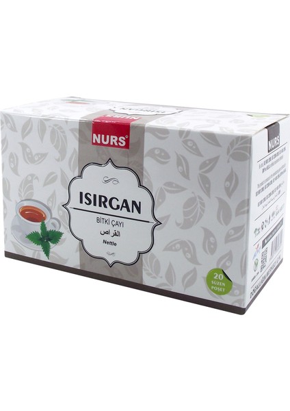 Isırgan Bitki Çayı 20 Süzen Poşet Çay