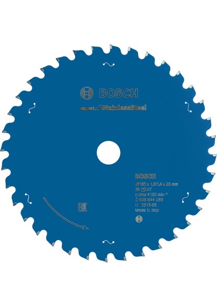 Expert For Stainless Steel 185*20 36 mm Diş