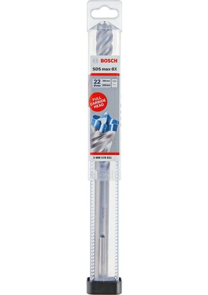 - Max-8x Serisi Kırıcı Delici Ucu 22*320 mm