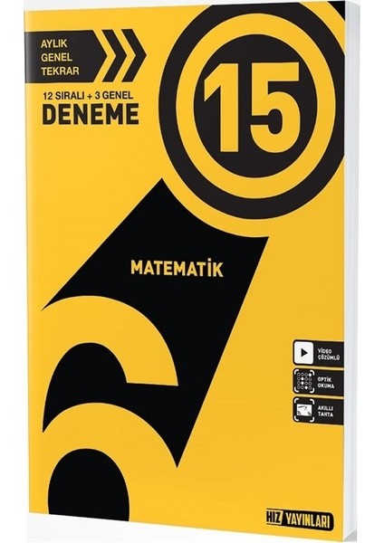 Hız Yayınları 6. Sınıf Matematik 15'li Deneme