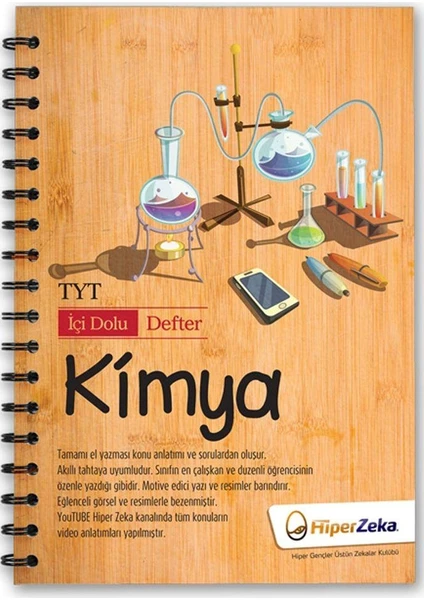 Hiper Zeka Yayınları TYT Kimya İçi Dolu Defter