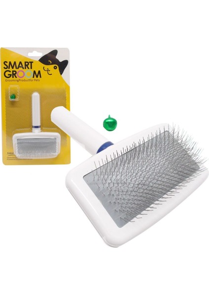 Kedi Köpek Plastik Saplı Tel Fırça 11cm x 6cm