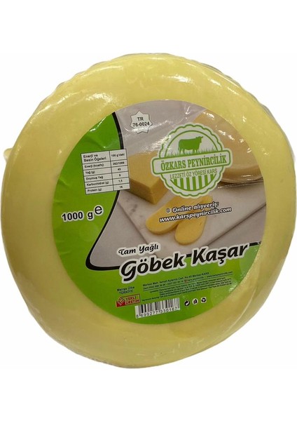 KARS PEYNİRCİLİK Özkars Peynircilik Kars Taze Göbek Kaşarı 1 kg