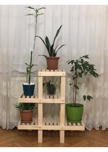 Çam Ağacı Dekoratif Çiçeklik / Saksılık