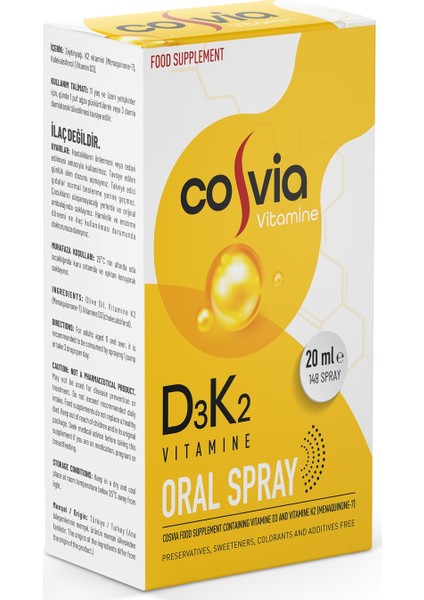 Vitamin D3-K2 Oral Sprey fırsatları