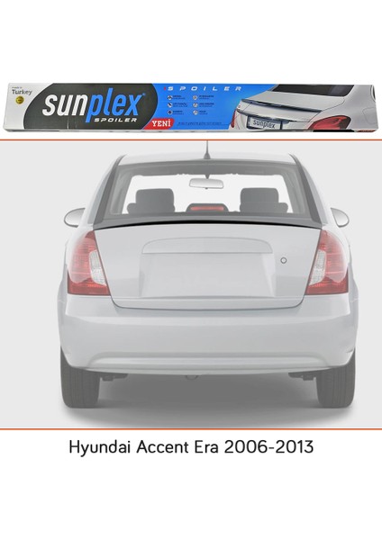 Hyundai Accent Era 2006-2013 Spoiler Bagaj Çıtası Piano Black fırsatları