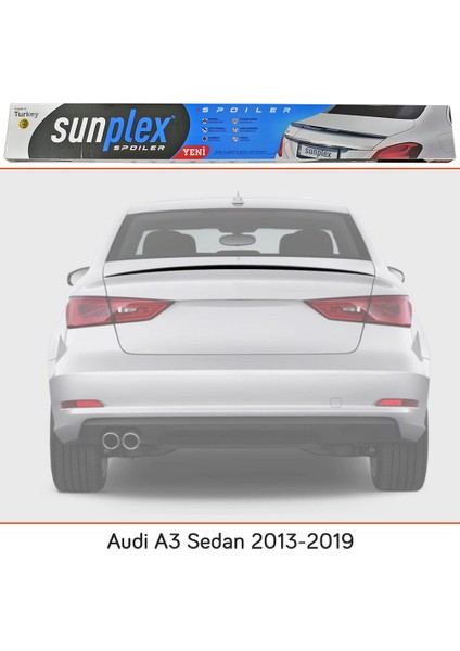 Audi A3 Sedan 2013-2019 Spoiler Bagaj Çıtası Piano Black fırsatları
