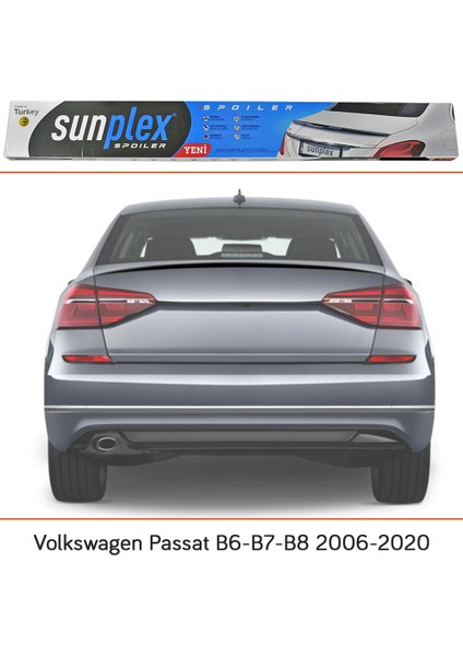 Volkswagen Passat B6-B7-B8 2006-2020 Spoiler Bagaj Çıtası Piano Black