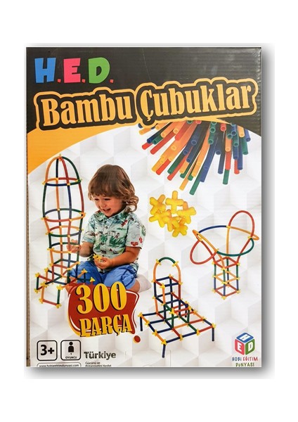 Bambu Çubukları - 300 Parça