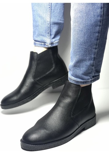 Dnz Chelsea Siyah Deri St Bot indirimleri