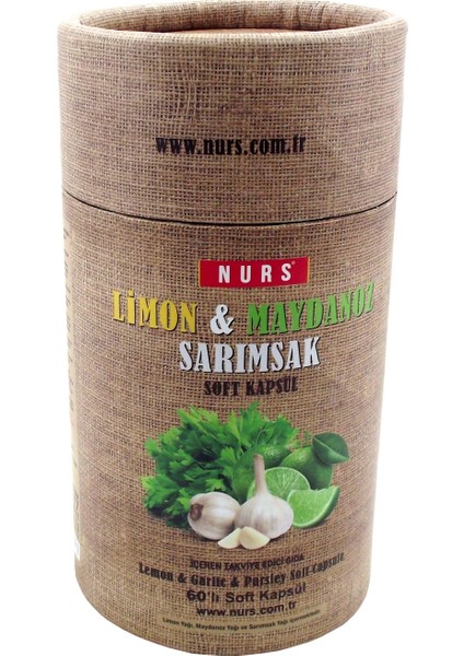 Limon-Maydanoz-Sarımsak Soft 60'lı Kapsül