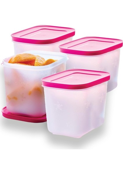 Alaska Buzdolabı Saklama Kabı Dik 4 x 1.1 lt