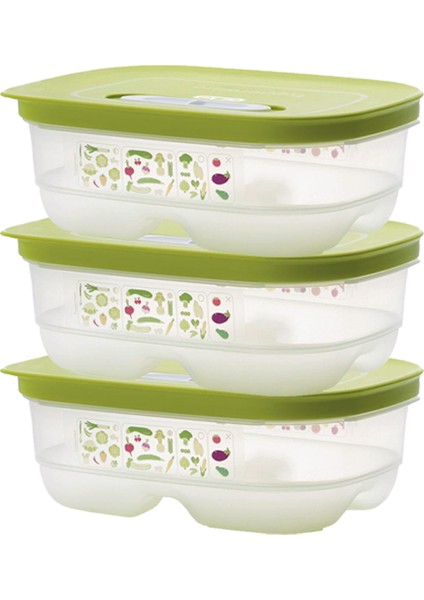 Sera Buzdolabı Saklama Kabı 3 x 800 ml