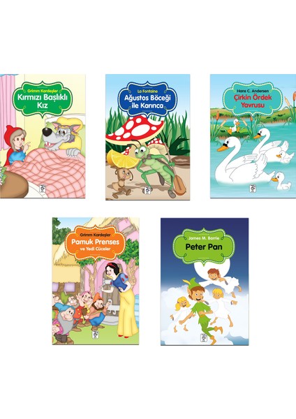 Renkli Dünya Çocuk Masalları Seti - 5 Kitap