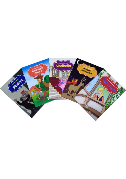 Renkli Dünya Çocuk Masalları Seti 2 - 5 Kitap fiyatları