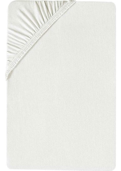 100X200 + 25 cm Düz Pamuklu Tek Kişilik Lastikli Fitted Penye Çarşaf