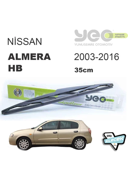 Nissan Almera Arka Silecek 2003-2006