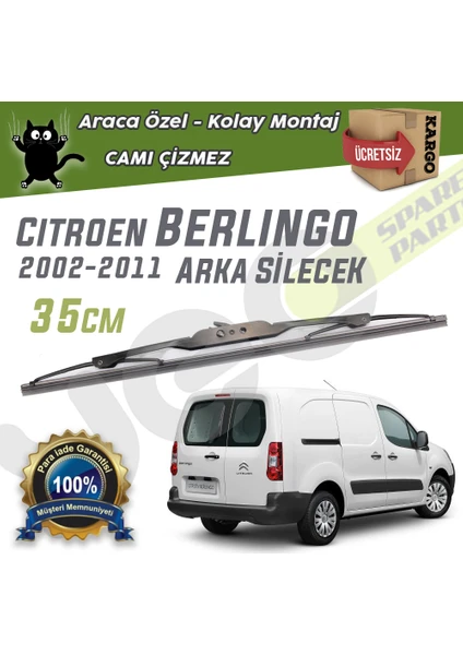 Citroen Berlingo Yeo Arka Silecek 2002-2011