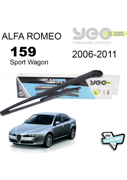 Alfa Romeo 159 Sport Wagon Arka Silecek ve Kolu 2006-2011