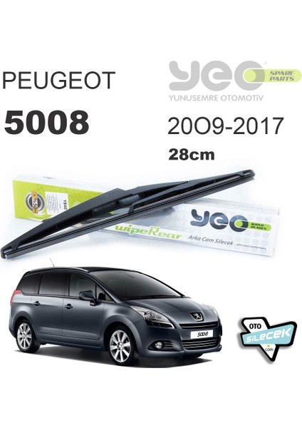 Peugeot 5008 Arka Silecek 2009-..