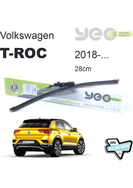 Vw T-Roc Arka Silecek 2018-... Yeo Wiperear