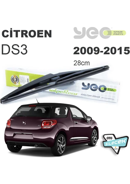 Citroen Ds3 Arka Silecek 2009-2015