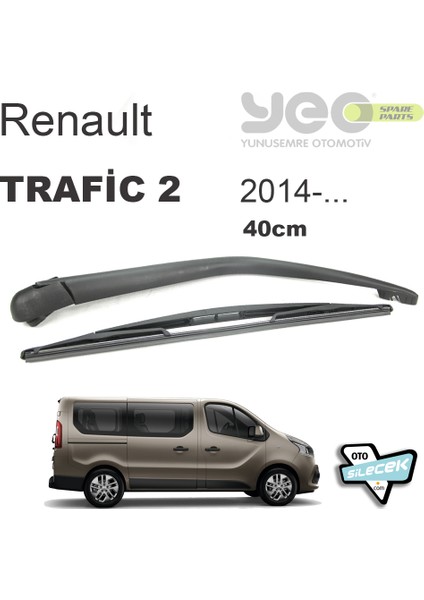 Renault Trafic 2 Arka Silecek Kolu ve Süpürgesi 2014-..