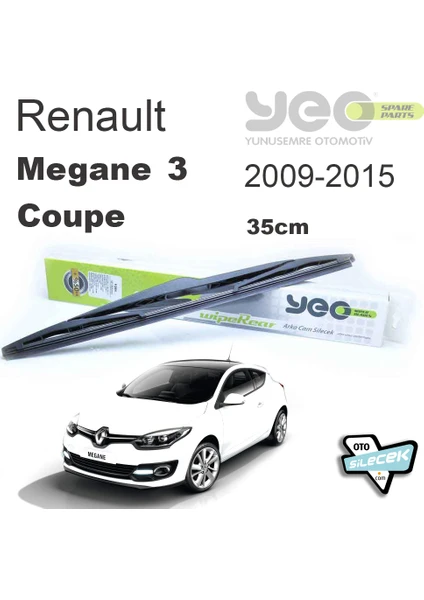 Renault Megane 3 Coupe Arka Silecek 2009-2015