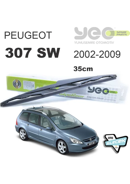 Peugeot 307 Sw 2002-2009 Arka Silecek 35CM