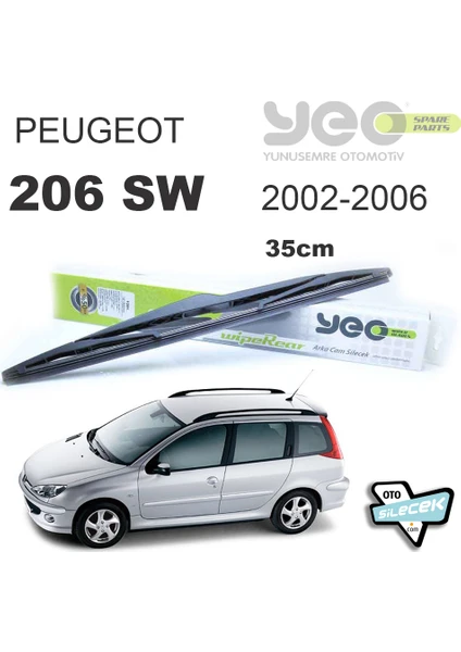 Peugeot 206 Sw Arka Silecek 2002-2006