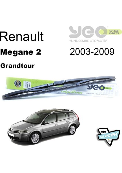 Renault Megane 2 Grandtour Yeo Wiperear Arka Silecek 2003-2009