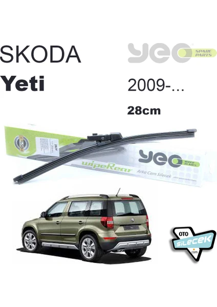 Skoda Yeti Arka Silecek 2009-..