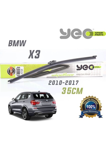 Bmw X3 Arka Silecek 2010-2017