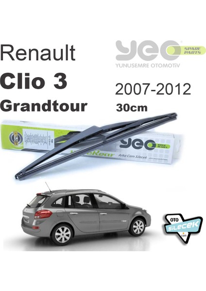 Renault Clio 3 Grandtour Arka Silecek 2007-2012