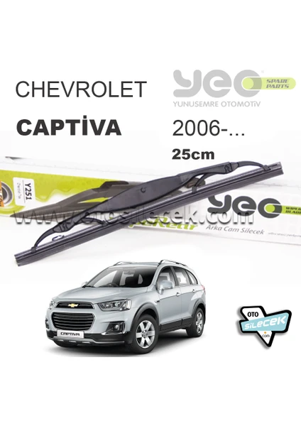 Chevrolet Captiva 25CM Arka Silecek 2006-..