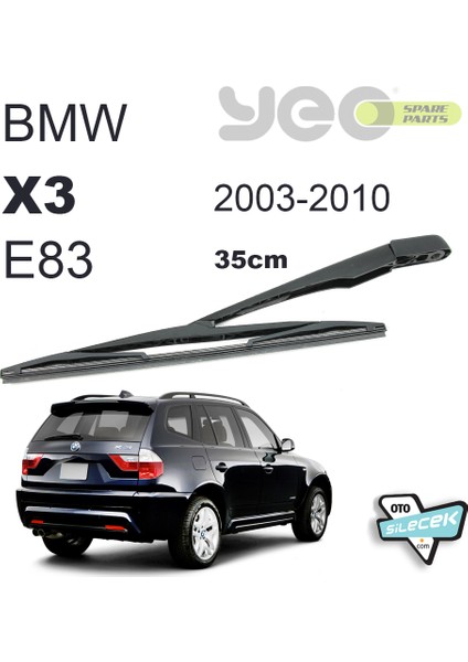 Bmw X3 Arka Silecek Kolu Set 2003-2010