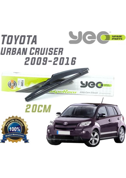 Toyota Urban Cruiser Arka Silecek Süpürgesi 2009-2016 Yeo Wiperear
